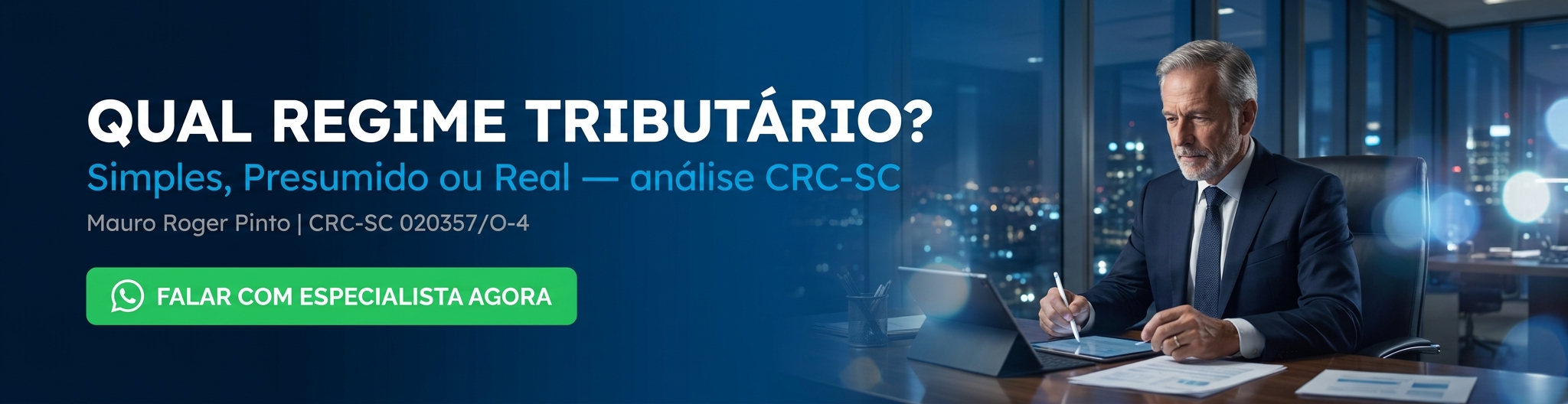 Qual Regime Tributário Escolher? Simples, Presumido ou Real — análise CRC-SC | Parceria Assessoria Contábil