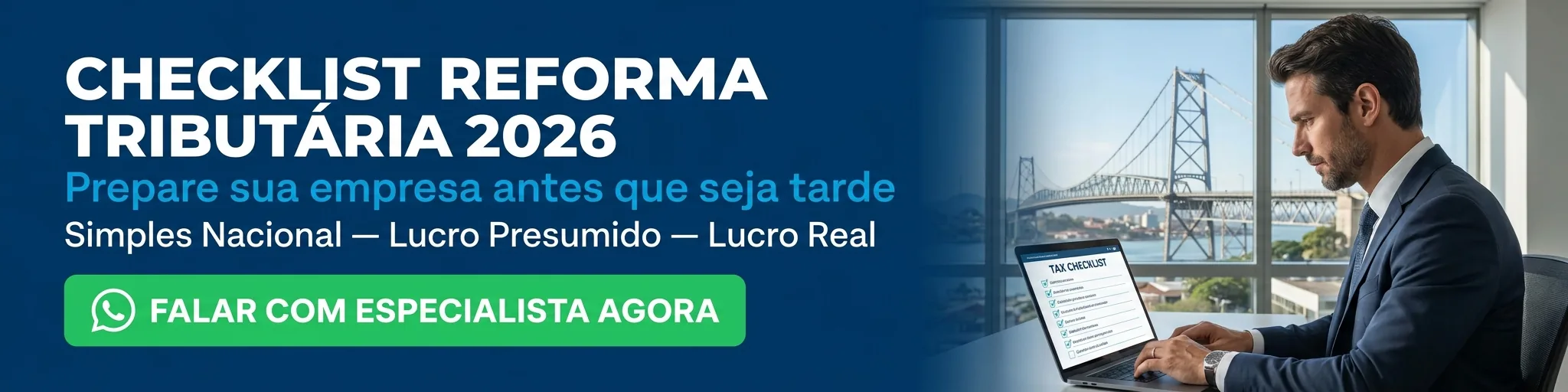 Checklist Reforma Tributária 2026 — Parceria Assessoria Contábil Checklist Reforma Tributária 2026 — Parceria Assessoria Contábil