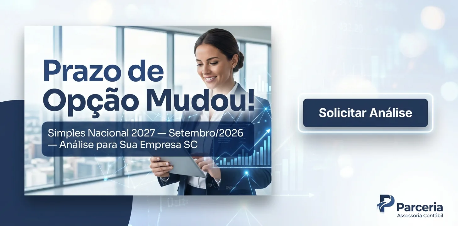 Análise tributária personalizada Simples Nacional — Parceria Assessoria Contábil Florianópolis