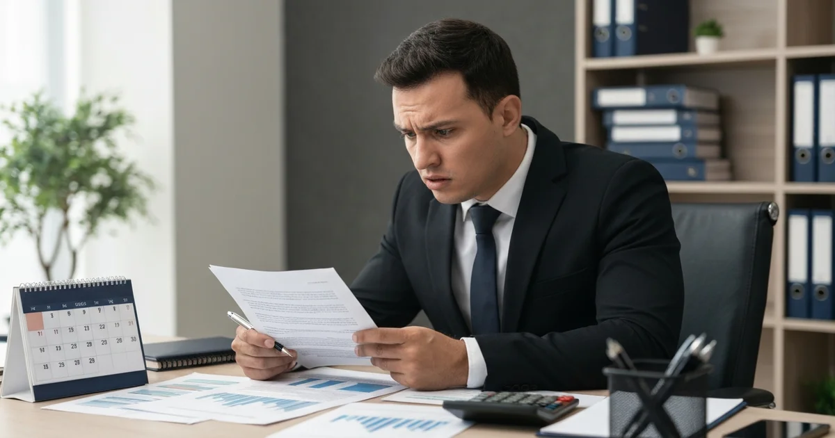 Empresário recebendo notificação de exclusão do Simples Nacional e consultando contador em SC Empresário recebendo notificação de exclusão do Simples Nacional e consultando contador em SC
